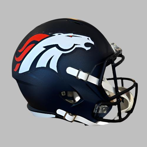 Denver Broncos Full Size Speed Replica Football Helmet 2024 Primary - NFL