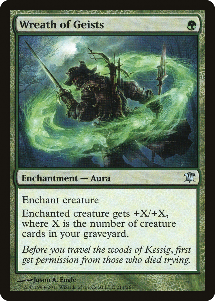 Wreath of Geists (ISD-211) - Innistrad Foil