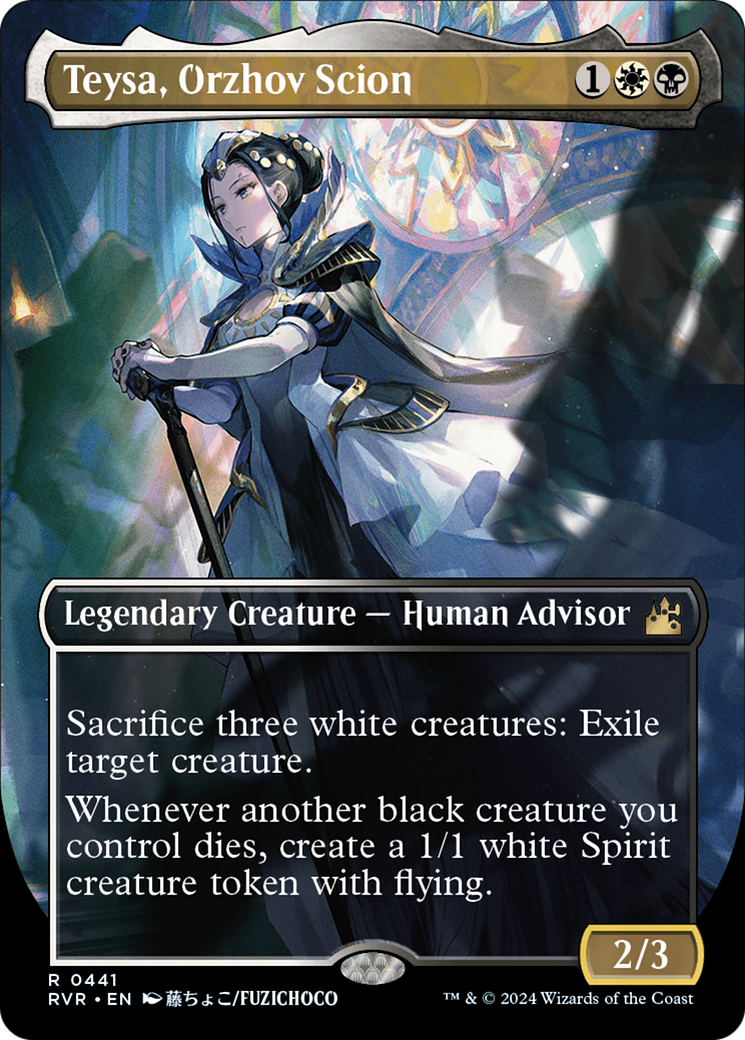 Teysa, Orzhov Scion (RVR-441) - Ravnica Remastered (Borderless)