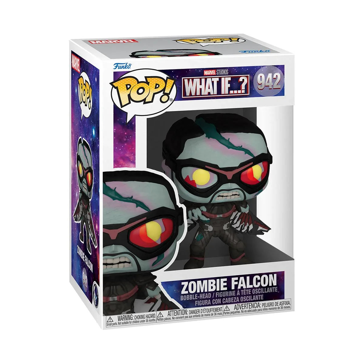 Pop! Marvel: What If...? - Zombie Falcon #942 Vinyl Figure