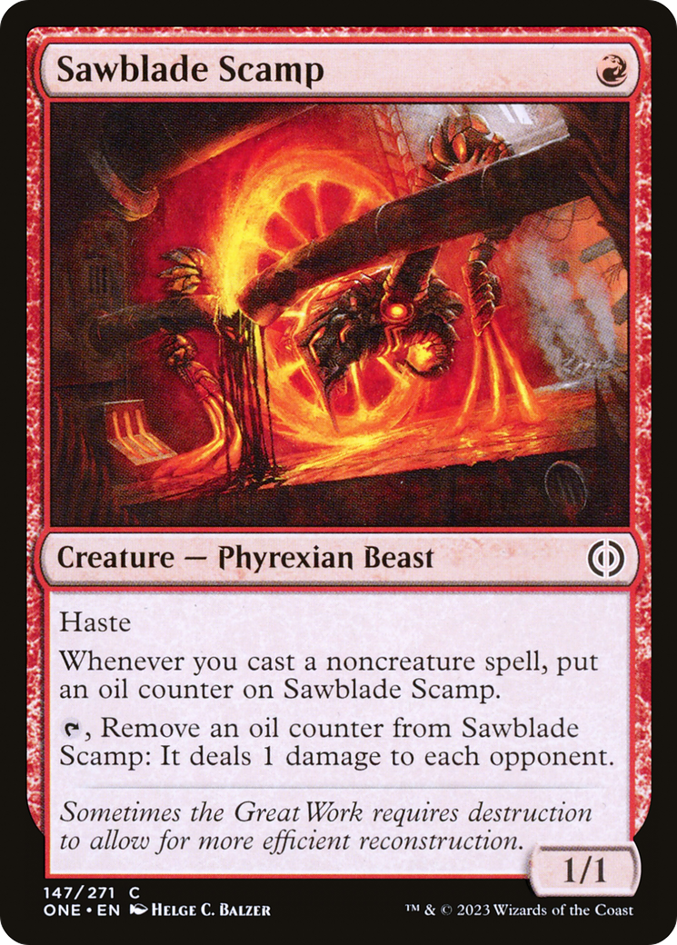 Sawblade Scamp (ONE-147) - Phyrexia: All Will Be One