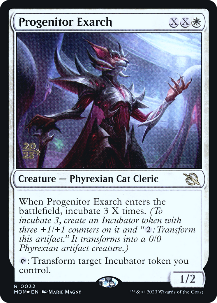 Progenitor Exarch (PRE-32S) - March of the Machine Promos Foil