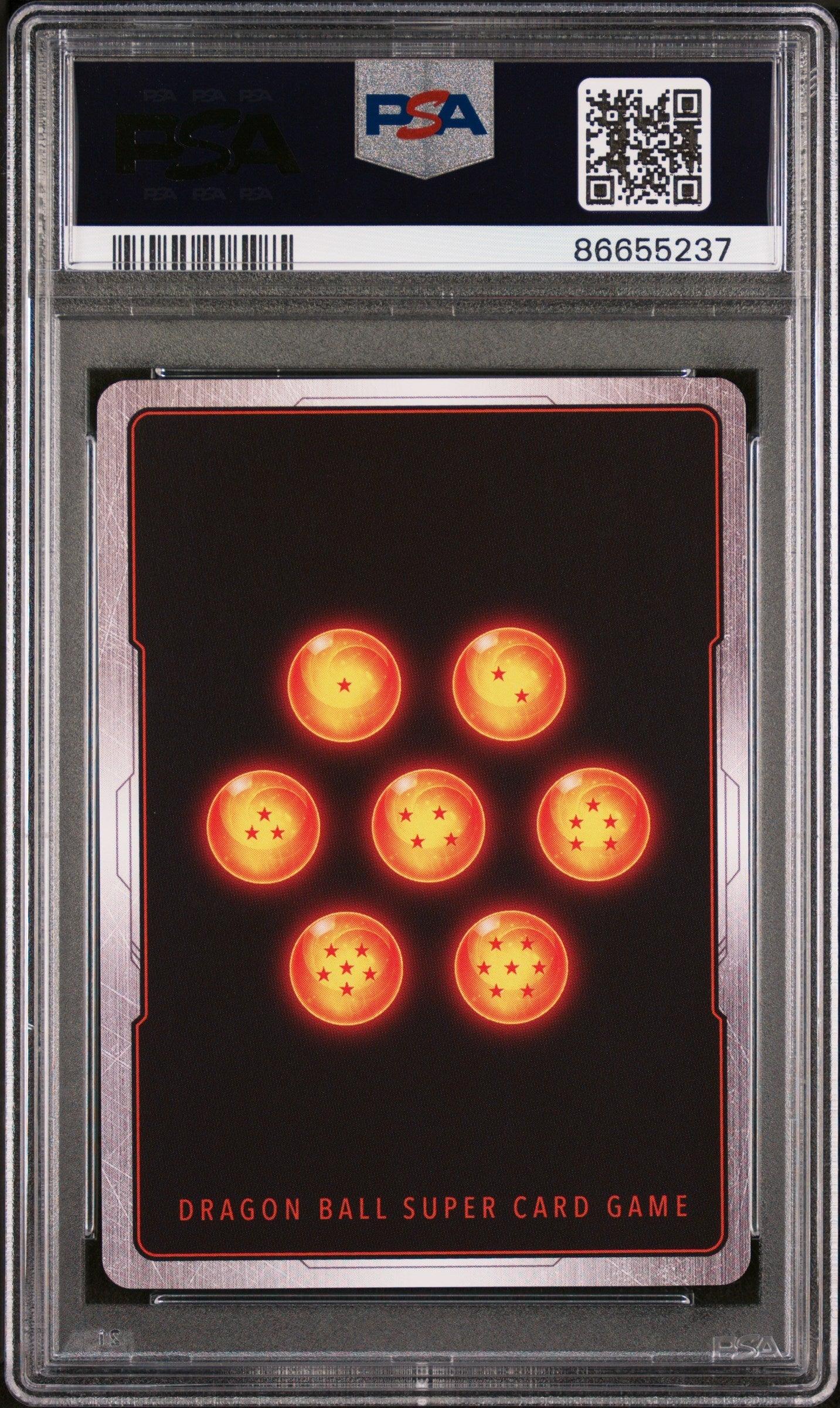 2022 DRAGON BALL SUPER DAWN OF THE Z-LEGENDS SS VEGETA, BRS/STRGTH #P-401 PSA 10