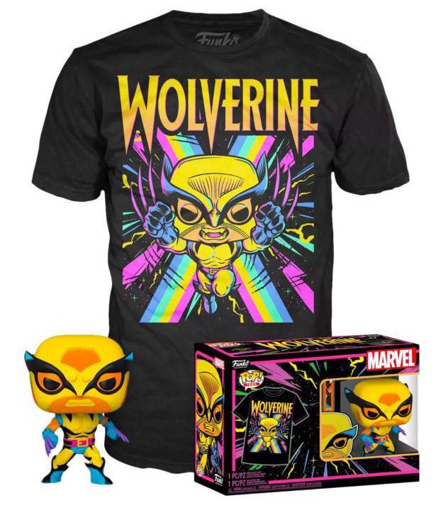 Wolverine (Black Light) and Black Light Wolverine Tee (XL, Sealed) 802 - Target Exclusive
