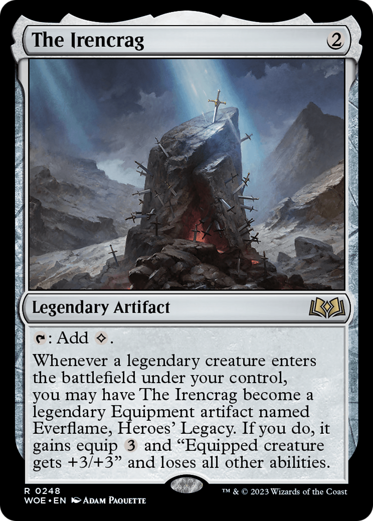 The Irencrag (WOE-248) - Wilds of Eldraine Foil