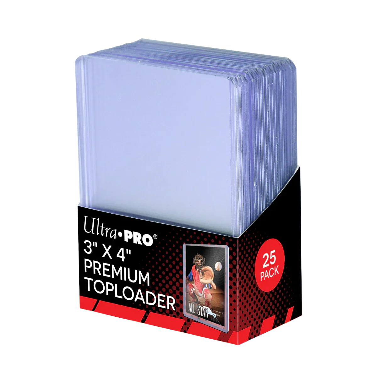 3" x 4" Ultra Clear Premium Toploaders (25ct)