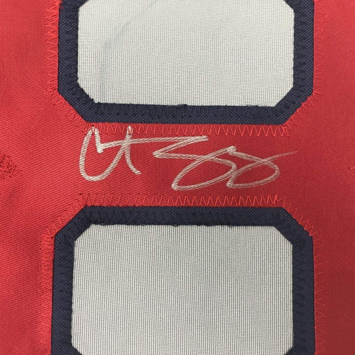 Autographed/Signed Curt Schilling Boston Grey Baseball Jersey JSA COA