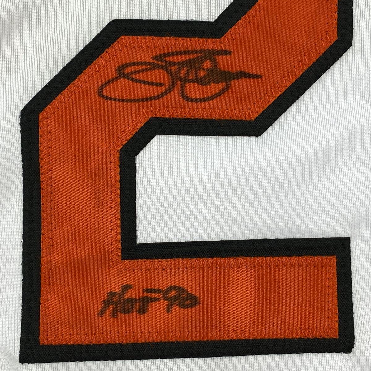 Autographed/Signed Jim Palmer HOF 1990 Baltimore White Baseball Jersey JSA COA