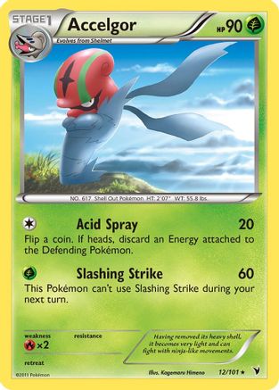 Accelgor 012/101 - Noble Victories Reverse Holofoil