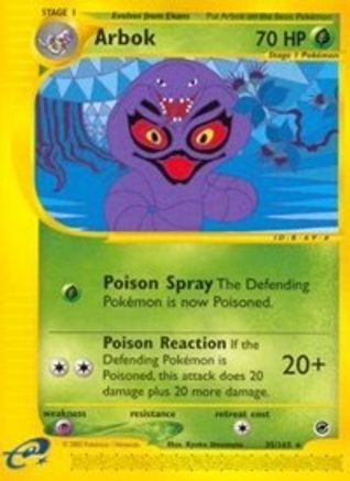 Arbok 035/165 - Expedition Reverse Holofoil