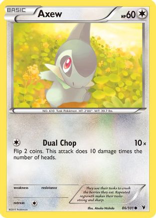 Axew 086/101 - Noble Victories Reverse Holofoil