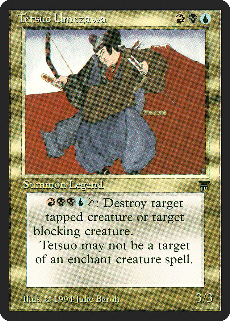 Tetsuo Umezawa (LEG-) - Legends