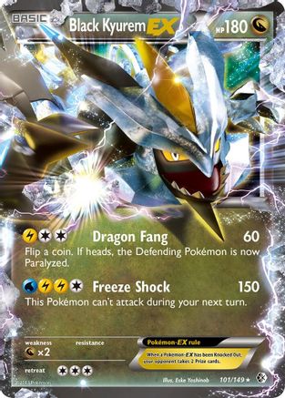 Black Kyurem EX 101/149 - Boundaries Crossed Holofoil