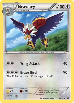 Braviary 088/98 - Emerging Powers Holofoil
