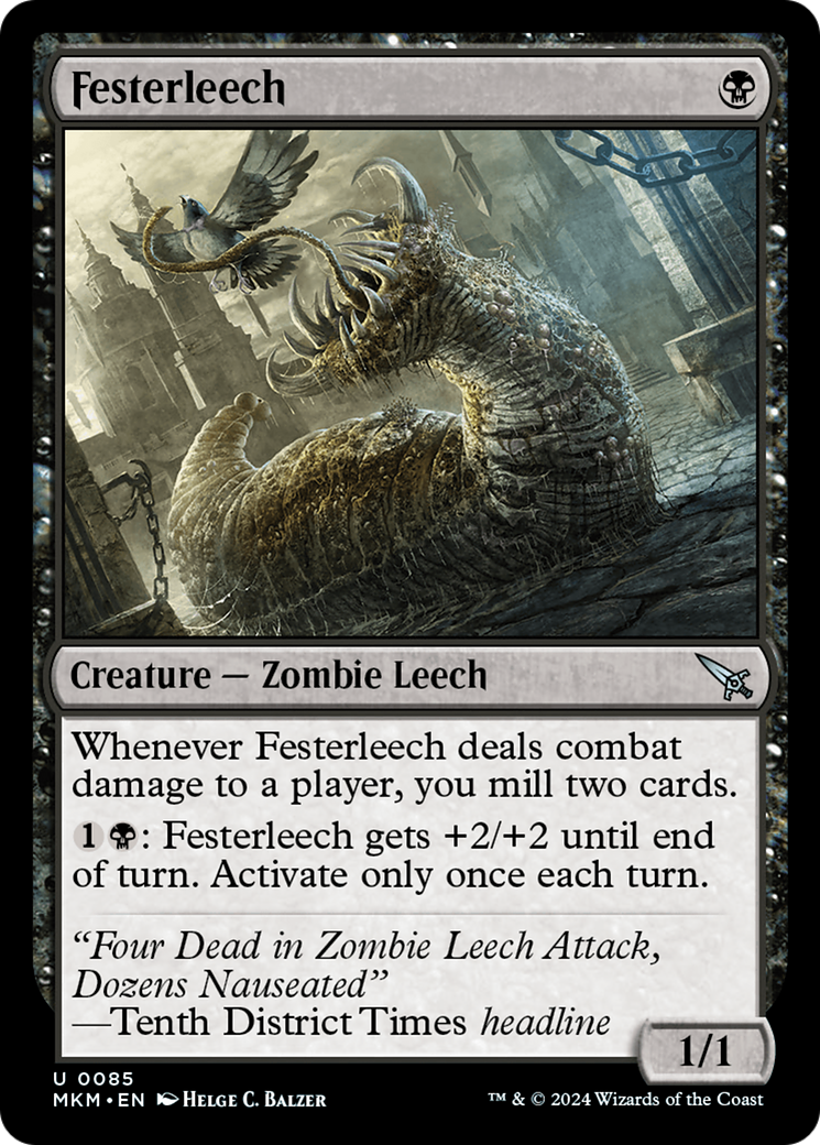 Festerleech (MKM-085) - Murders at Karlov Manor Foil