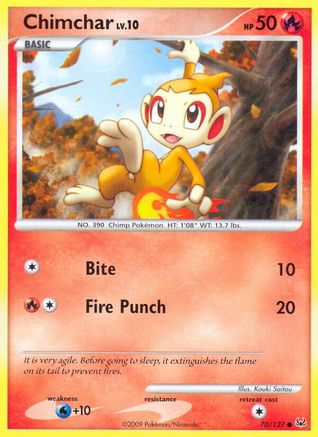 Chimchar 070/127 - Platinum