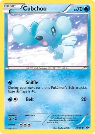 Cubchoo 036/99 - Next Destinies