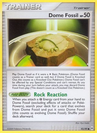 Dome Fossil 092/99 - Arceus