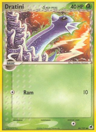 Dratini (Delta Species) 046/101 - Dragon Frontiers