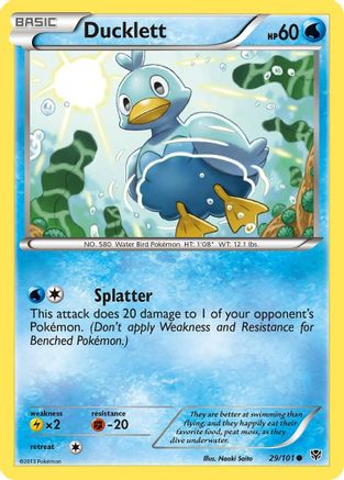 Ducklett 029/101 - Plasma Blast Reverse Holofoil