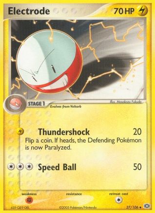 Electrode 027 - Emerald - Reverse Holofoil