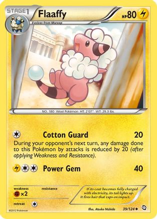 Flaaffy 039/124 - Dragons Exalted Reverse Holofoil