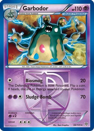 Garbodor (Team Plasma) 066/135 - Plasma Storm Reverse Holofoil