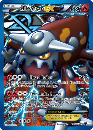 Heatran EX (Team Plasma) (Full Art) 109/116 - Plasma Freeze Holofoil