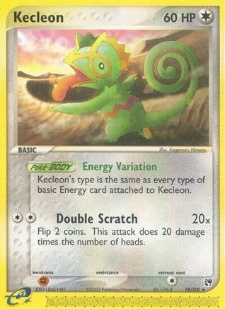 Kecleon 018/100 - Sandstorm Reverse Holofoil