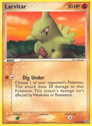 Larvitar 052/106 - Emerald