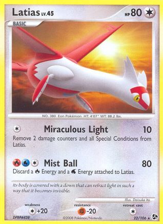 Latias 022/106 - Great Encounters