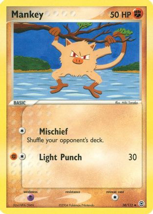 Mankey 038/112 - FireRed & LeafGreen