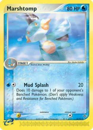 Marshtomp 036/97 - Dragon Reverse Holofoil