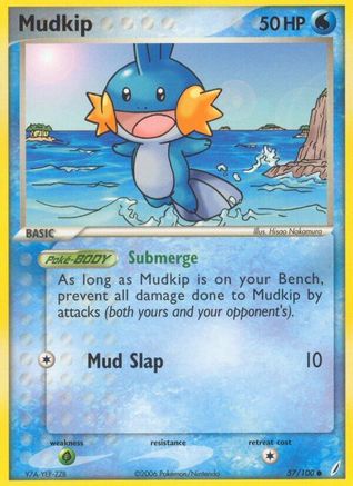 Mudkip 057/100 - Crystal Guardians Reverse Holofoil