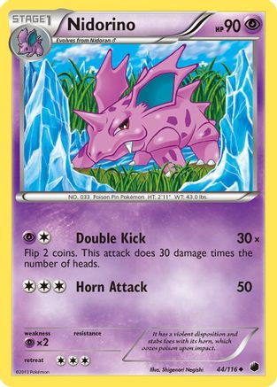 Nidorino 044/116 - Plasma Freeze Reverse Holofoil