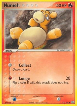 Numel 057/106 - Emerald - Reverse Holofoil