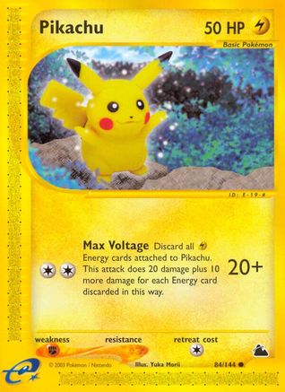 Pikachu 084/144 - Skyridge