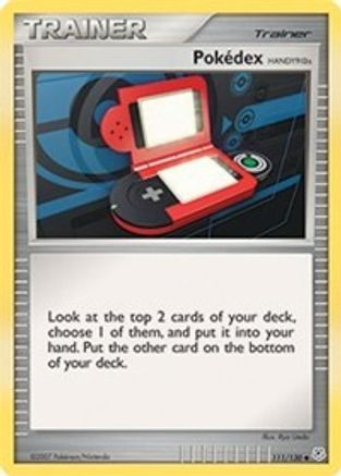 Pokedex (HANDY910is) 111/130 - Diamond and Pearl Reverse Holofoil