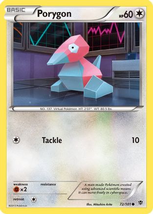 Porygon 072/101 - Plasma Blast Reverse Holofoil