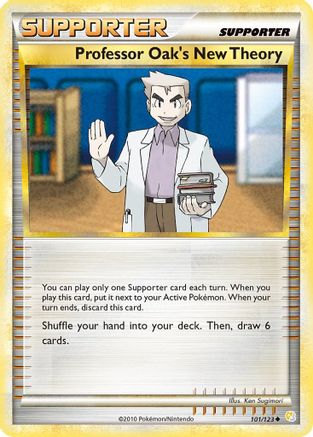 Professor Oak's New Theory 101/123 - HeartGold SoulSilver Reverse Holofoil