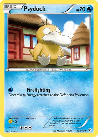 Psyduck 033/149 - Boundaries Crossed Reverse Holofoil