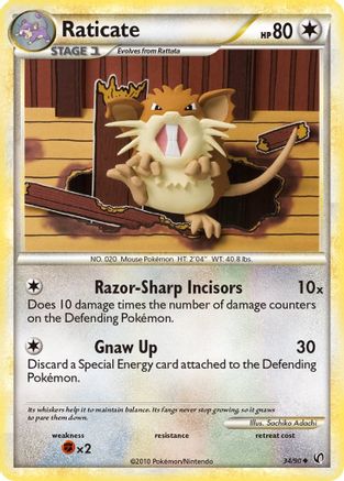 Raticate 034/90 - Undaunted