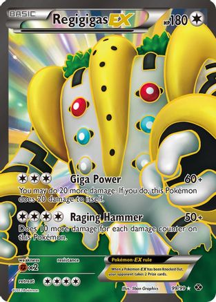 Regigigas EX (Full Art) 099/99 - Next Destinies Holofoil