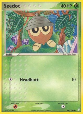 Seedot 060/100 - Crystal Guardians Reverse Holofoil