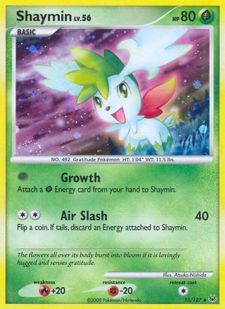Shaymin 015/127 - Platinum Reverse Holofoil