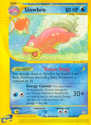 Slowbro 033/147 - Aquapolis