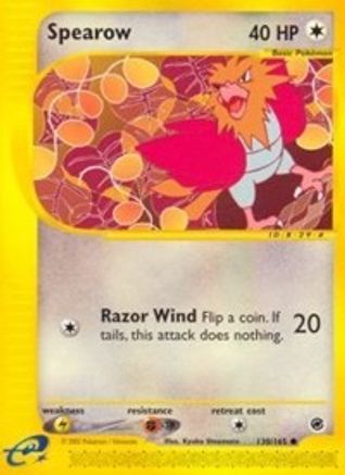Spearow 130/165 - Expedition Reverse Holofoil