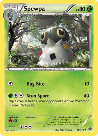 Spewpa 016/146 - XY Base Set