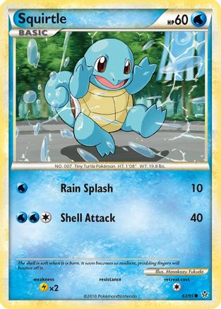Squirtle 063/95 - Unleashed Reverse Holofoil