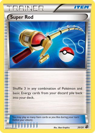 Super Rod 020/20 - Dragon Vault Holofoil
